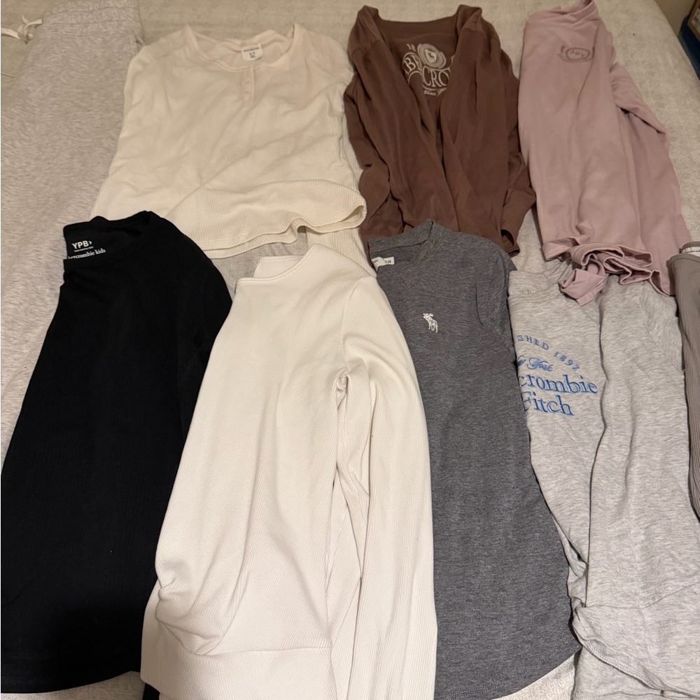 Abercrombie Kids Assorted Color Crew Necks